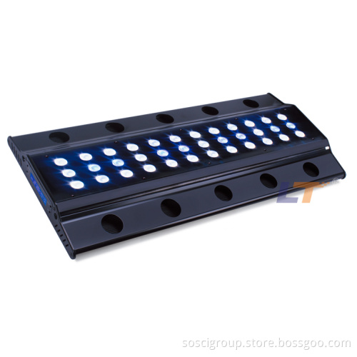 Dimmable108W LED Aquarium Light with Optic Lenses
